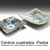 Centros cadrados pedra